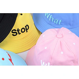 Custom Summer Outdoor Sun Protection Cap Cotton Fashionable Funny Fishing Bucket Hat