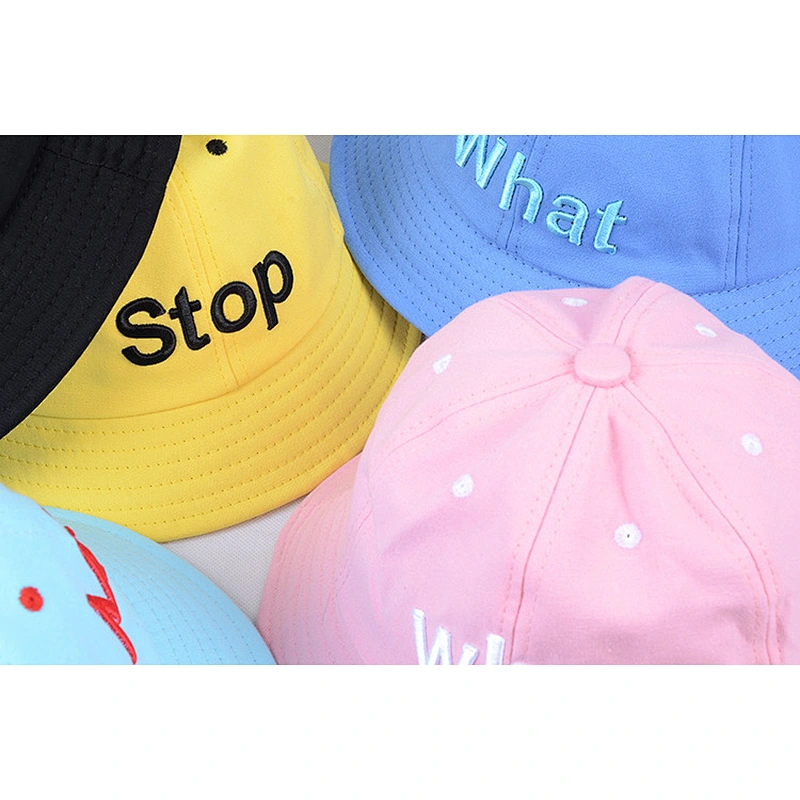 Custom Summer Outdoor Sun Protection Cap Cotton Fashionable Funny Fishing Bucket Hat