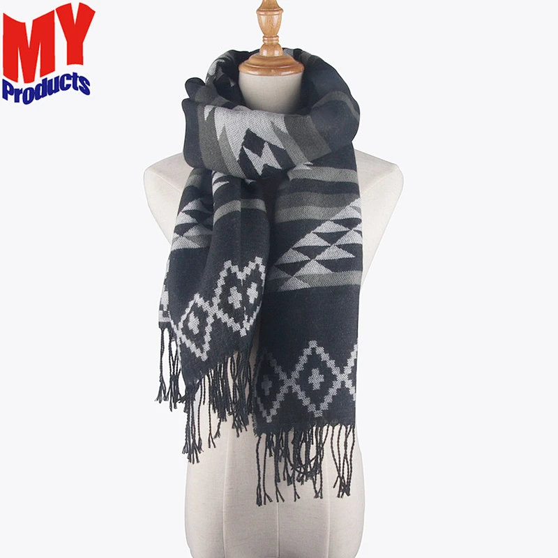 Excellent silk scarf bound cashmere kani shawls scarf print