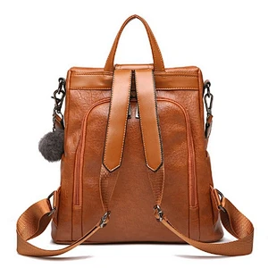 Wholesale Genuine Lichee Leather Backpack Ladies Clutch Bag Handbag