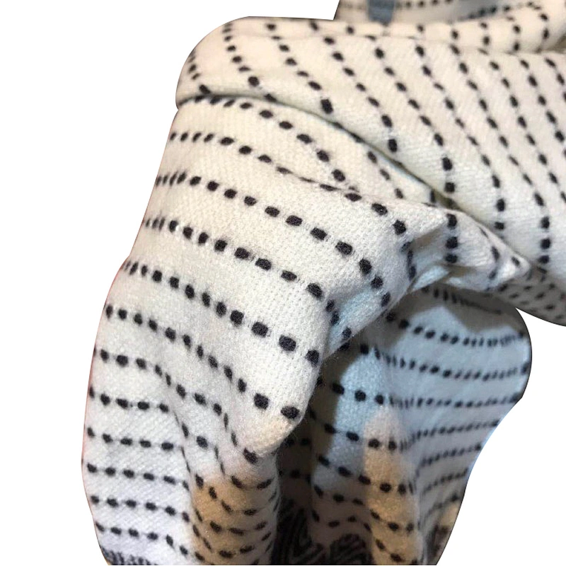 New autumn and winter thickened warm scarf white modal scarf