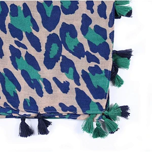 New style autumn and winter new fashion leopard-print with  tassels woman scarf