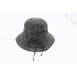 Multi Color Floppy Women Paper Straw Summer Straw Bucket Hat