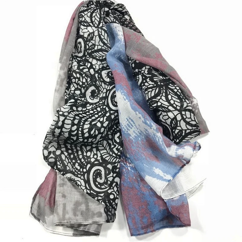New design printed nationality wind seaside holiday sunscreen beach scarf