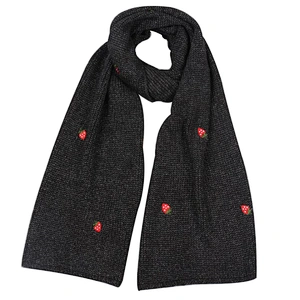Lovely versatile knit long thickened  warm wool neck