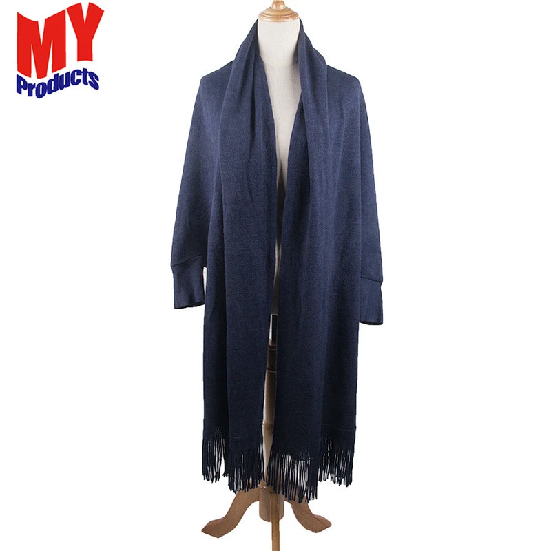 Winter thick viscose warm scarf silk cashmere blended scarf velvet shawl