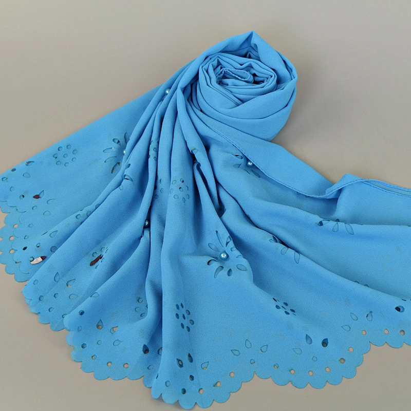 Wedding hijab designs orange black scarf silk jacquard scarf