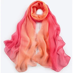 Battery heated shawl girls glitter tops silk organza scarf