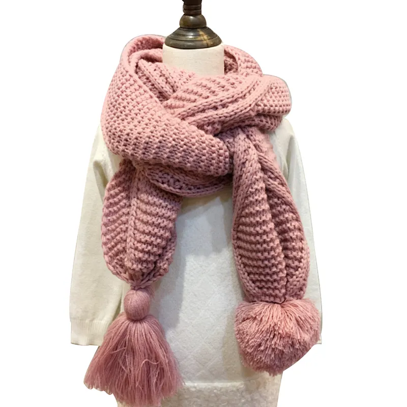Korean version female student autumn winter thicken warm fashion lovely personality scarf