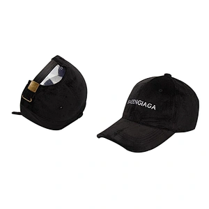 Low MOQ Autumn and Winter Warm Solid Color Gold Velvet Unisex Soft Trend Couple Hip Hop Hat Baseball Cap