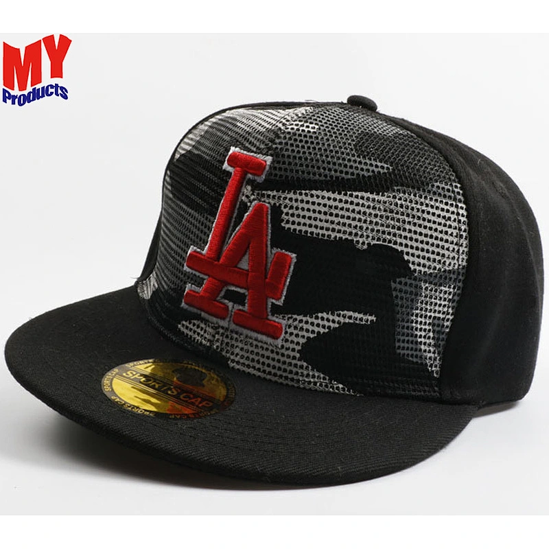 High quality custom logo snapback hat embroidered hip hop caps