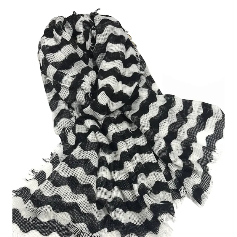Animal print long  scarf with European style
