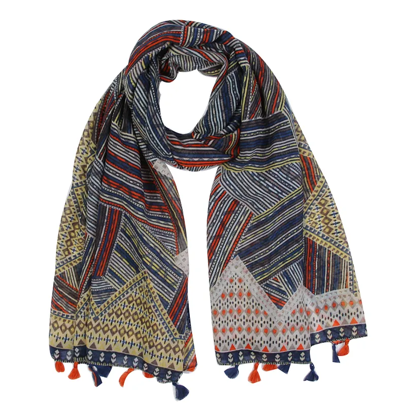 New style fashion geometric pattern shawl  scarf