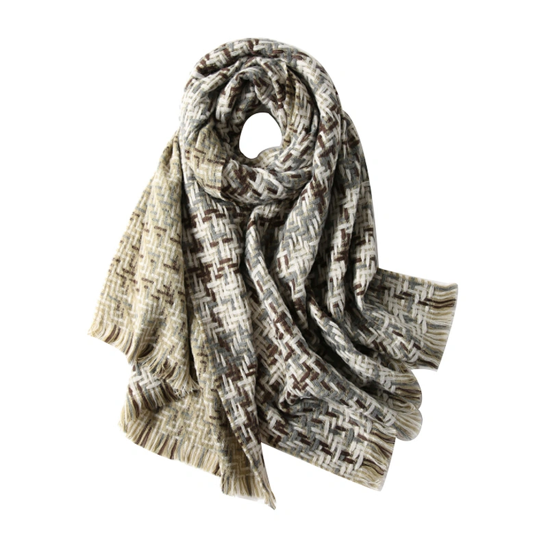 European and American style winter classic warm lady's scarf