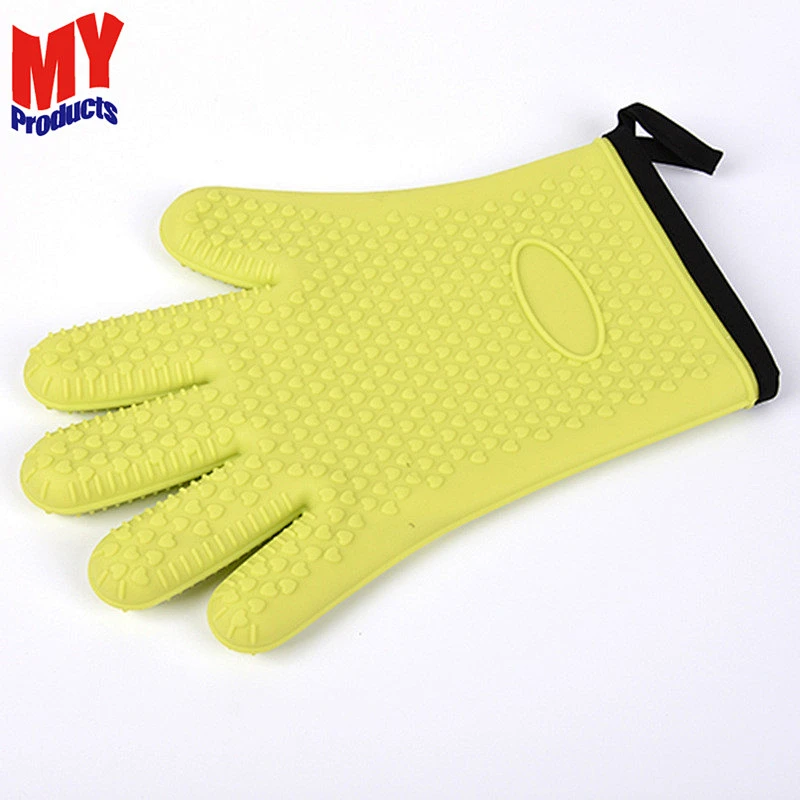 Hot Sale Microwave Heat Resistant Baking Glove,Waterproof Grilling Glove, Silicone Glove Oven Mitt