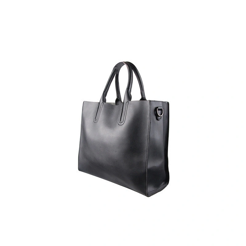 Large Black Tote Bag Women Handbag PU Leather Shoulder Bags