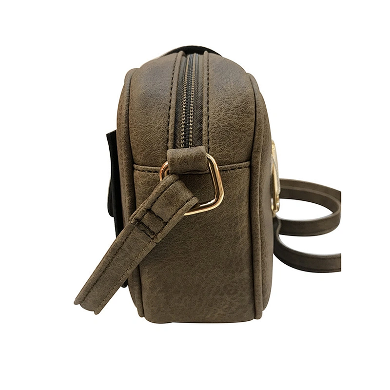 factory customized Leisure style popular light weight plain mens canvas messenger bag