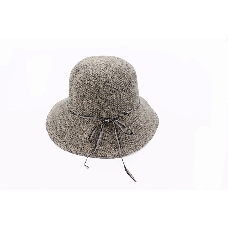 Multi Color Floppy Women Paper Straw Summer Straw Bucket Hat