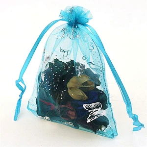 2019 Colorful Organza Drawstring Bag Candy Bag Small Christmas Gift Bag