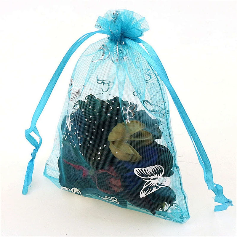 2019 Colorful Organza Drawstring Bag Candy Bag Small Christmas Gift Bag