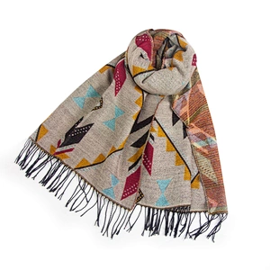 Autumn and winter new fashion style romantic scarf thickened Christmas tree scarf shawl