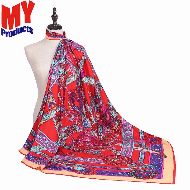 Scarf jewellery chiffon instant hijab butterfly printed scarf
