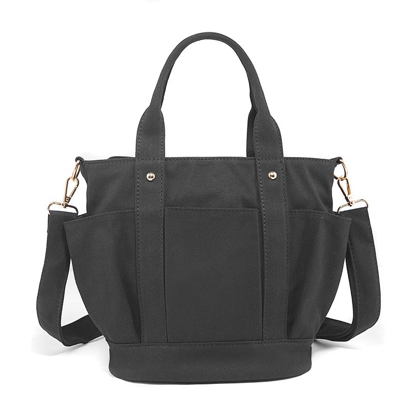 Fashion concise Ladies shoulder handbags custom extra large canvas tote bag