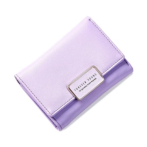 High Quality short Small Women Wallet with zipper