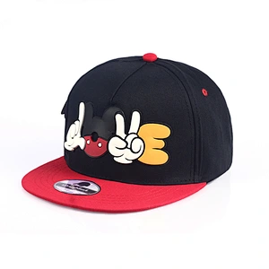 2019 Hot Selling Custom Sublimation Cartoon Printing 6 Panel Flat Brim Snapback Cap Hats