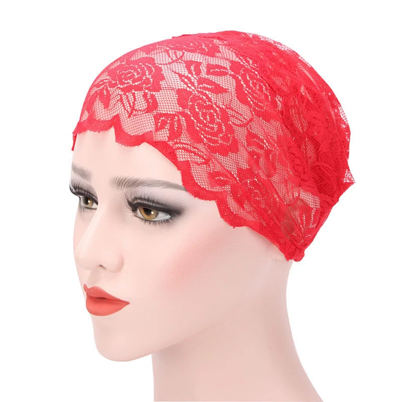wholesale colorful cheap lace hijab/ muslim cap