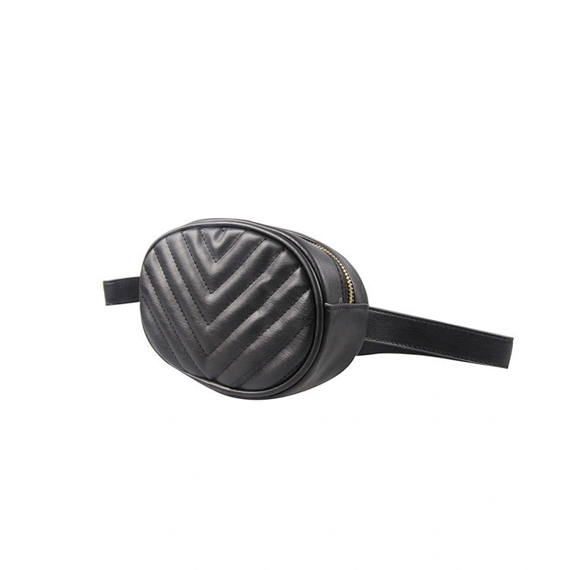 Wholesale Fashion Design Black Fanny Pack Light Waist Bag
