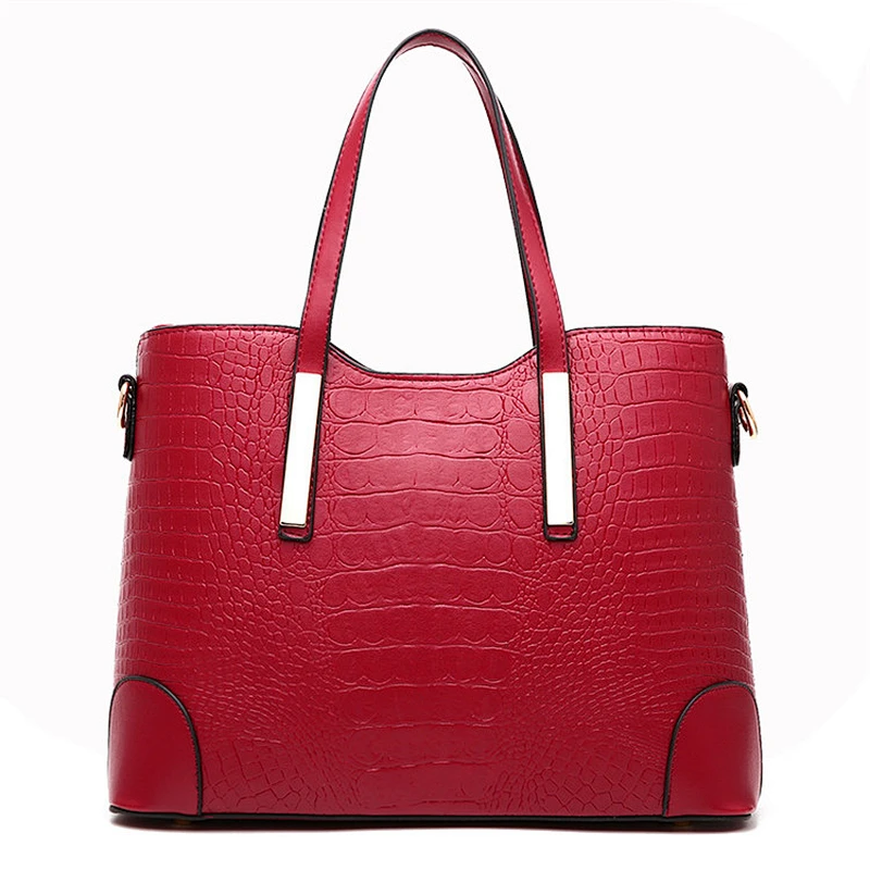 Fashion Women Tote Handbags Single Shoulder Bag Ladies Genuine Leather Bag