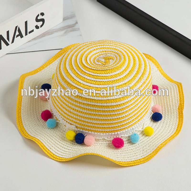 Wholesales New design British Style Straw Children Hats Kids Hat