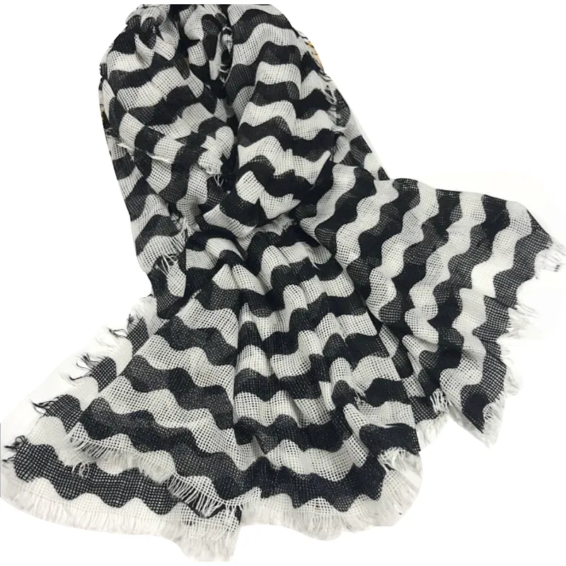 Animal print long  scarf with European style