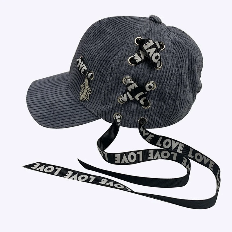 New Korean Version Cross Lace Baseball Cap