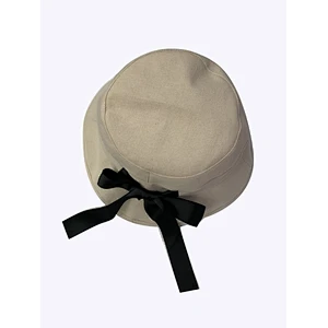 England Style Lady's Bucket Hat Adjustable Bow Tie Strap Hat