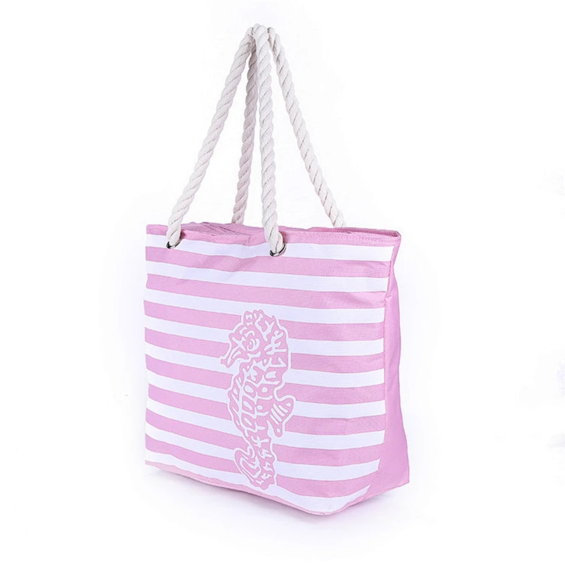 Fashion Lady Canvas Shoulder Holiday Canvas Shopping Bag