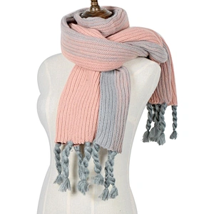 New Korean version of warm knitted lovely women scarf