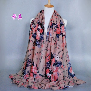 Best selling hot chinese products hand knitted shawl hijabs muslim dubai head scarf