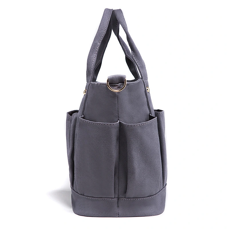 Fashion concise Ladies shoulder handbags custom extra large canvas tote bag