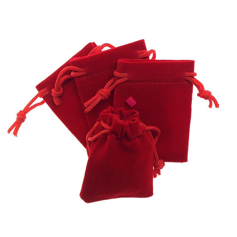 Promotion Wholesale Custom Printing Small Cotton Fabric Drawstring Bag