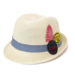 Fashion summer foldable straw hat summer beach paper straw hat for girls