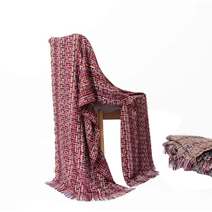 Autumn and winter new style ethnic colorful lady tassel scarf