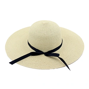 Summer Beach Floppy Wide Brim Straw Sun Hat
