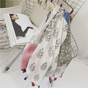 Cashmere Scarf Beachwear Cover Up Silk Fabrics Scarves Shawls Beach Coverups Women