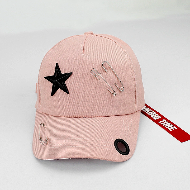 Ningbo Trading Company Factory Fashion Hip Hop Ponytail Hat Custom Snapback Cap With Star