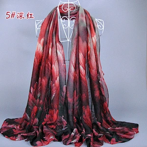 Custom made scarf ready to wear hijab logo print silk scarf