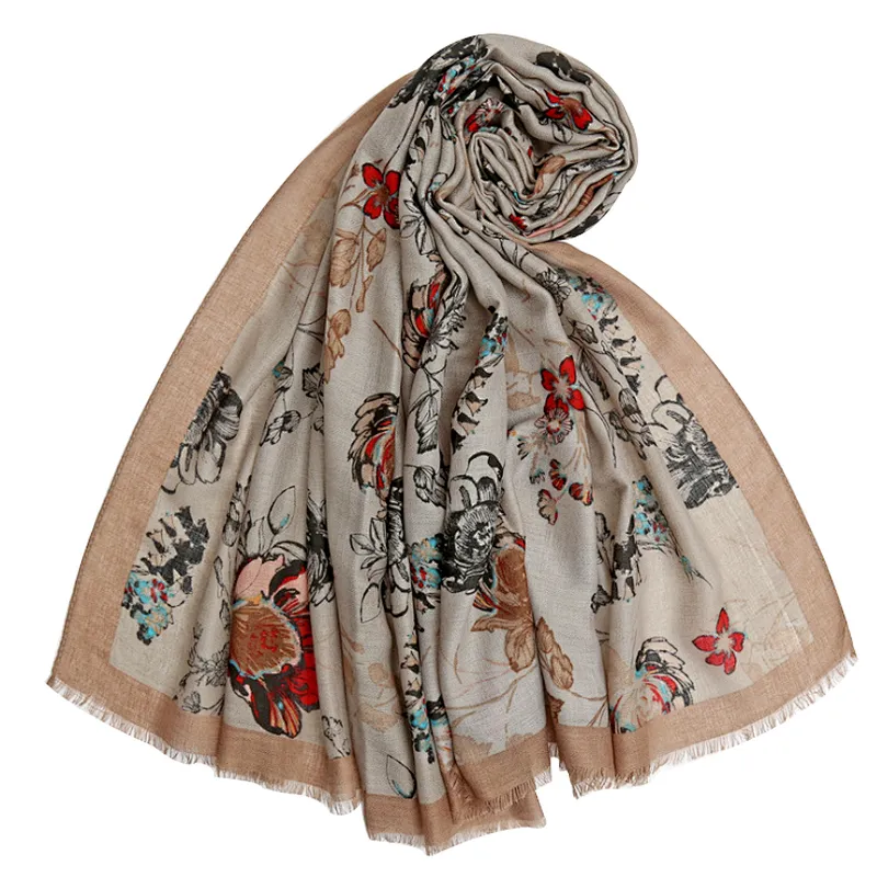 New silk satin sunscreens towel flower design scarf