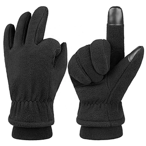 Unisex Touch Screen Phone Windproof Gloves Winter Warm Polar Fleece Gloves