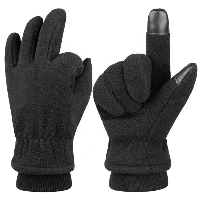 Unisex Touch Screen Phone Windproof Gloves Winter Warm Polar Fleece Gloves